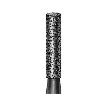 6836KRZ.314.012  KOMET FRESA DIAMANTE CILINDRICA HOMBRO REDONDEADO TURBINA ø 012 GRANO GRUESO 5 ud.