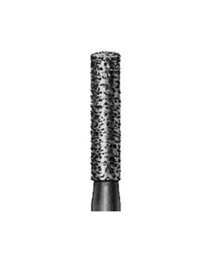6836KRZ.314.012  KOMET FRESA DIAMANTE CILINDRICA HOMBRO REDONDEADO TURBINA ø 012 GRANO GRUESO 5 ud.