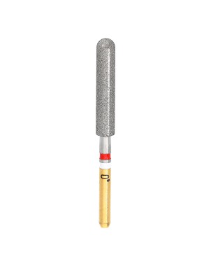 ZR373F.314.025 KOMET FRESA DIAMANTE CILINDRICA REDONDEADA TURBINA ø 025 - 5uds
