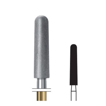 ZR374EF.314.025 KOMET FRESA DIAMANTE CONICA REDONDEADA TURBINA ø 025 - 5uds