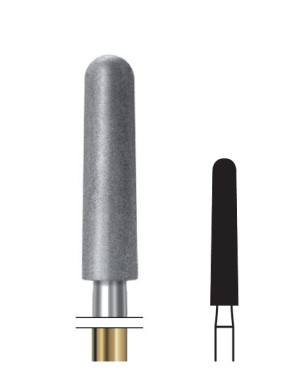 ZR374EF.314.025 KOMET FRESA DIAMANTE CONICA REDONDEADA TURBINA ø 025 - 5uds