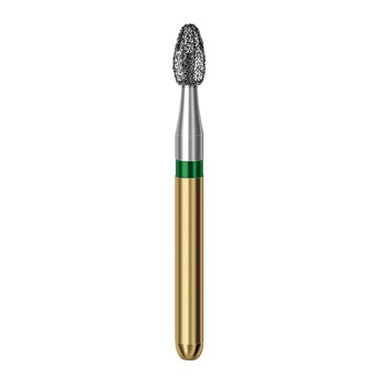 S6379.314.023  KOMET FRESA DIAMANTE HUEVO TURBINA ø 023 GRANO GRUESO S 5 ud.