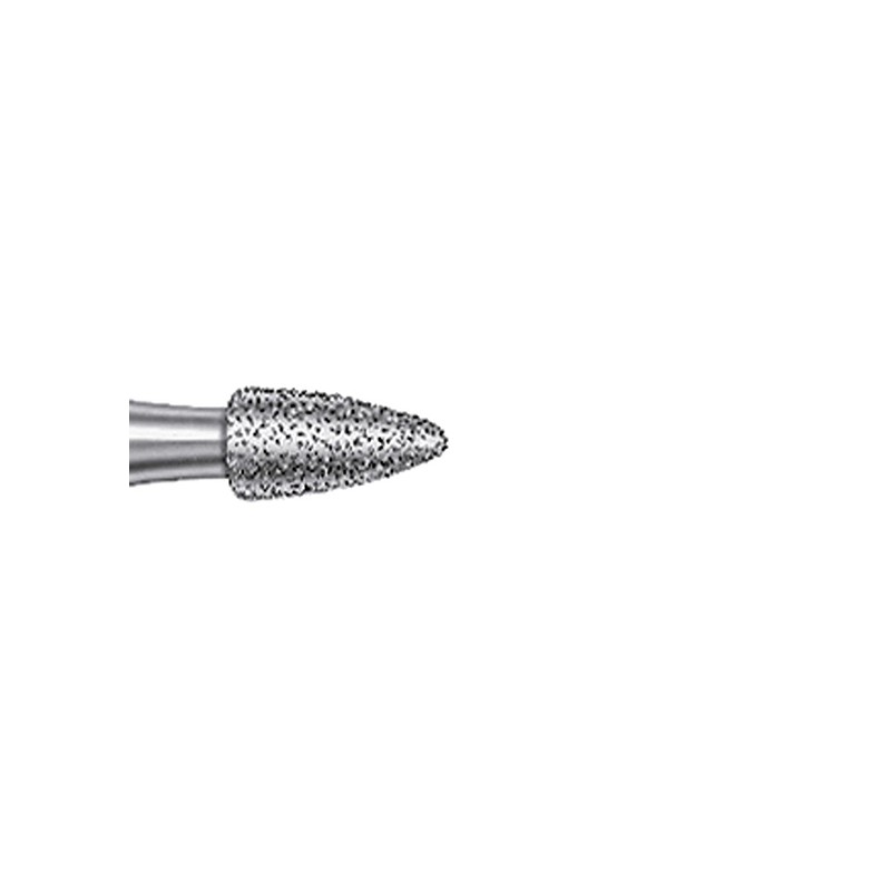 8390.314.014  KOMET FRESA DIAMANTE GRANADA TURBINA ø 014 GRANO FINO 5 ud.