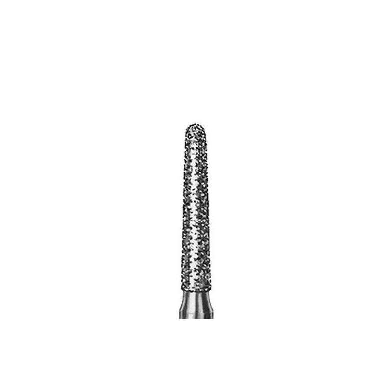 8856.314.021  KOMET FRESA DIAMANTE CONICA REDONDEADA TURBINA ø 021 GRANO FINO 5 ud.