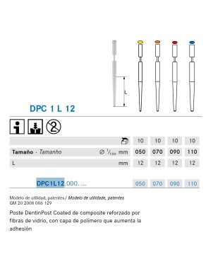 DENTINPOST KOMET ER DPC1L12.000.070 10 ud