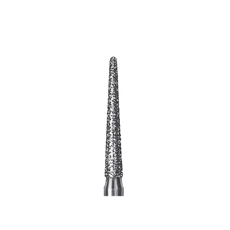 5850.314.018  KOMET FRESA DIAMANTE CONICA REDONDEADA TURBINA ø 018 GRANO SUPER GRUESO 5 ud.