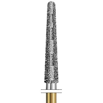 S6856XL.314.021  KOMET FRESA DIAMANTE CONICA REDONDEADA TURBINA ø 021 GRANO GRUESO S 5 ud.