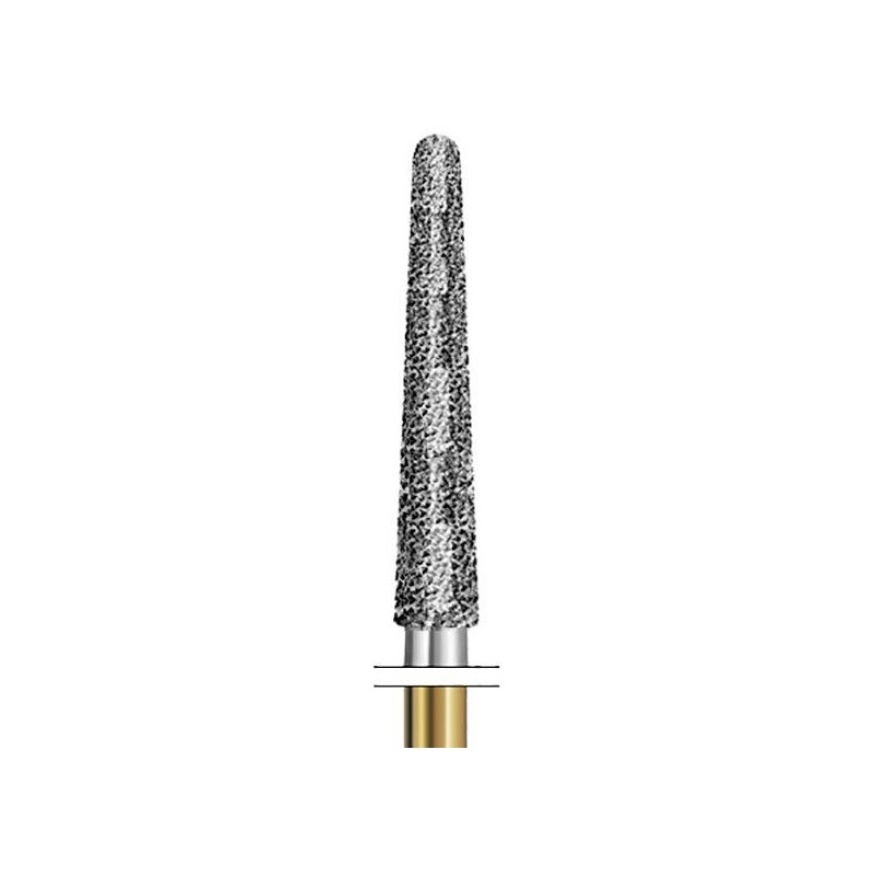 S6856XL.314.021  KOMET FRESA DIAMANTE CONICA REDONDEADA TURBINA ø 021 GRANO GRUESO S 5 ud.