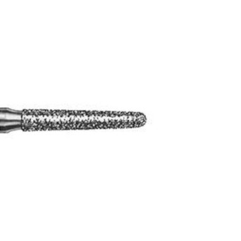 6856.313.014  KOMET FRESA DIAMANTE CONICA REDONDEADA TURBINA CORTO ø 014 GRANO GRUESO 5 ud.
