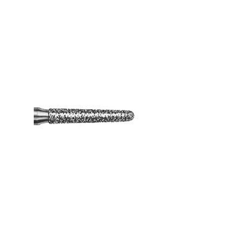 6856.313.014  KOMET FRESA DIAMANTE CONICA REDONDEADA TURBINA CORTO ø 014 GRANO GRUESO 5 ud.
