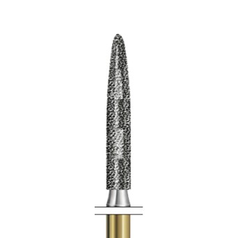 S6863.314.012  KOMET FRESA DIAMANTE LLAMA TURBINA ø 012 GRANO GRUESO S 5 ud.