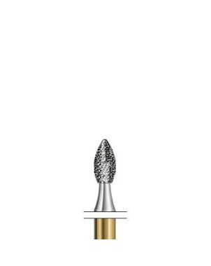 S6368.314.023  KOMET FRESA DIAMANTE BALON RUGBY TURBINA ø 023 GRANO GRUESO S 5 ud.