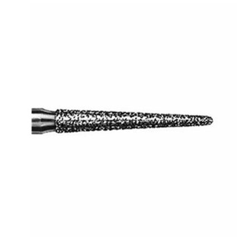 6850.314.012  KOMET FRESA DIAMANTE CONICA REDONDEADA TURBINA ø 012 GRANO GRUESO 5 ud.