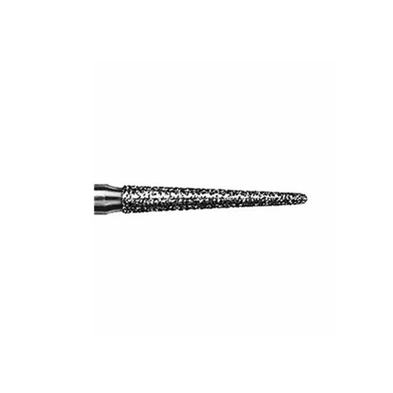6850.314.012  KOMET FRESA DIAMANTE CONICA REDONDEADA TURBINA ø 012 GRANO GRUESO 5 ud.