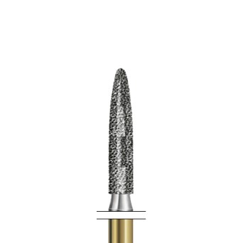 S6862.314.014  KOMET FRESA DIAMANTE LLAMA TURBINA ø 014 GRANO GRUESO S 5 ud.