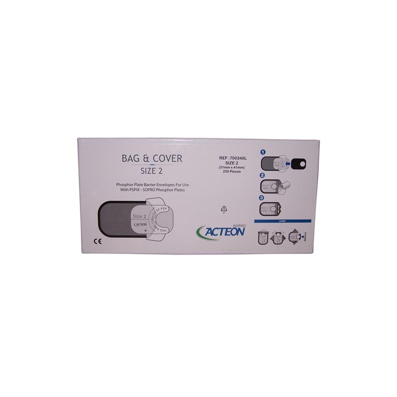 PSPIX funda + protectores talla 2 250 ud