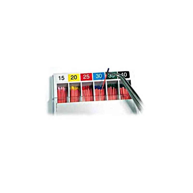 PUNTA GUTAPERCHA VDW color 28 mm conic 02 15/40 120 ud