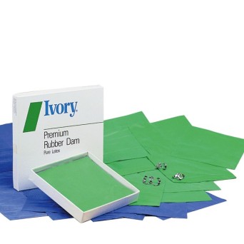 IVORY RUBBERDAM mediano azul 6 x 6