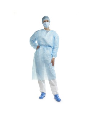 BATA HIDROREPELENTE ALLE  azul 10 ud