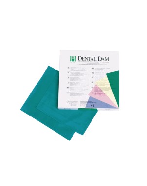 HYSOLATE LATEX DENTAL DAM medio verde (152x152 mm) 36 ud