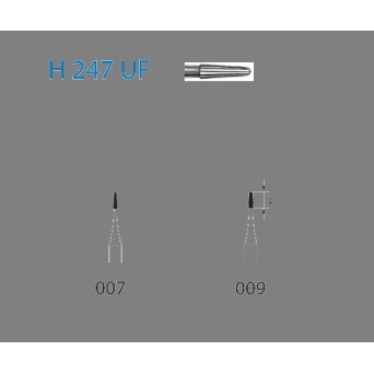 H247UF.314.007 KOMET carburo clinica 5 ud