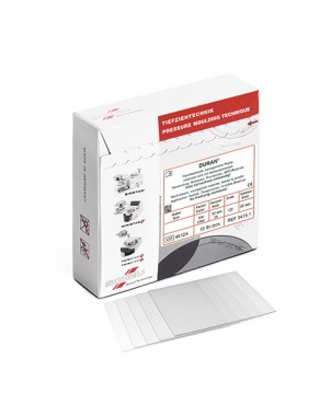 DURAN planchas transparentes 1.0x125 mm cuadradas 10 ud