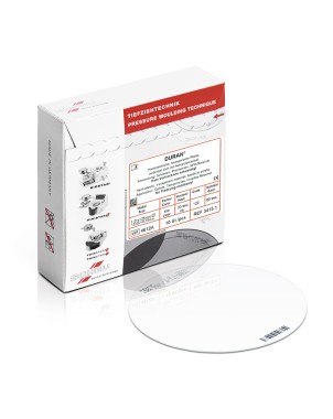 DURAN planchas transparentes  0,625x125 mm rd 10 ud