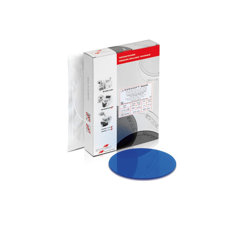 DURASOFT pd plancha termoformacion azul 2.5x125 mm 10 ud