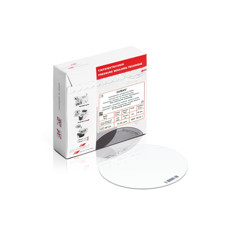 DURAN planchas transparentes 0.625x125 mm 100 ud