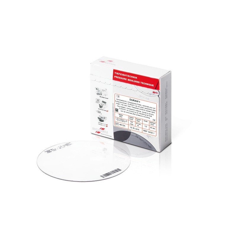 DURAN+ planchas transparentes 0.625x125 mm 100 ud