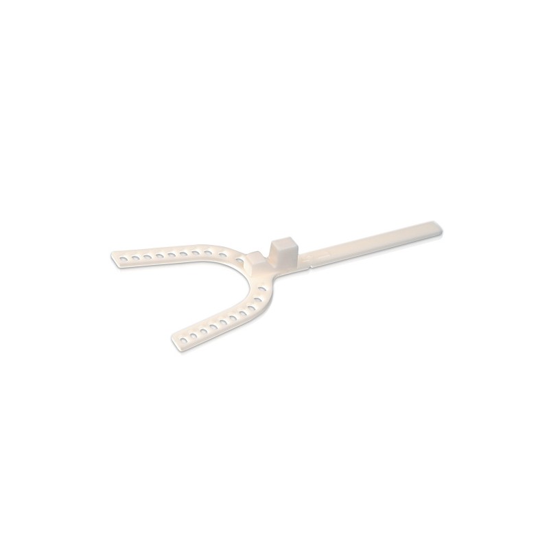 GEORGE GAUGE registro mordida blanco 5mm grande L 10 ud