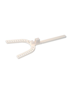 GEORGE GAUGE registro mordida blanco 5mm grande L 10 ud