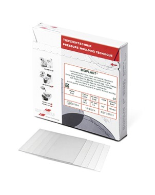 BIOPLAST planchas blandas elasticas cuadradas 1.0x125mm 10ud