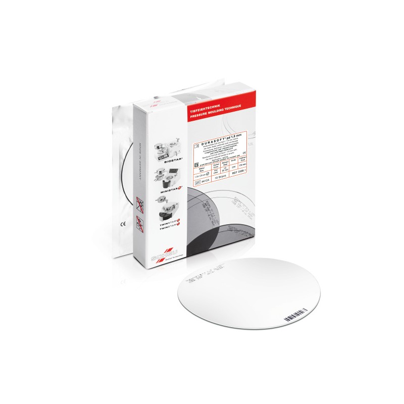 DURASOFT pd plancha termoformación transp 1.2x125 mm 10 ud