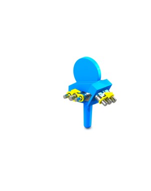 VECTOR 750 tornillo modificado curvado fino 2ud