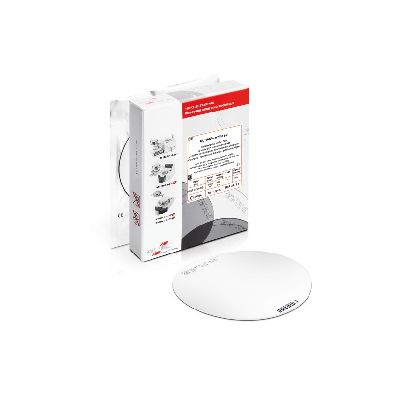 DURAN+ white PD 0.620x125 mm 10 ud
