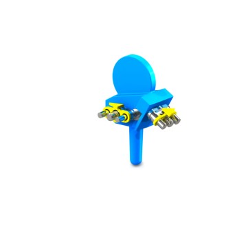 VECTOR 740 tornillo modificado curvado fino 2 ud