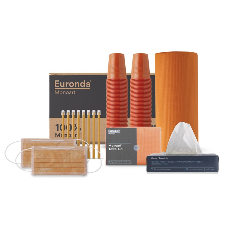 MONOART 100% naranja kit 6 productos
