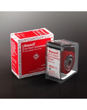 PAPEL ARTICULADO BAUSCH rollo 40 µ 15mx16 mm rojo
