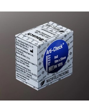 PAPEL ARTICULADO BAUSCH rollo 40 µ 10mx22 mm azul