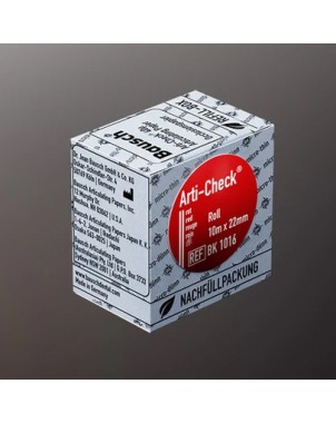 PAPEL ARTICULADO BAUSCH rollo 40 µ 10mx22 mm rojo