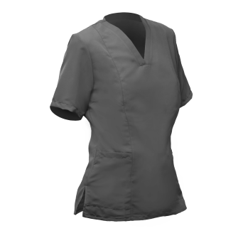 CASACA mujer antracita m/c cuello V bolsillo XXL