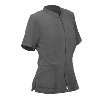 CASACA mujer antracita m/c cremallera bolsillo XL