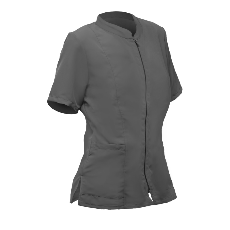 CASACA mujer antracita m/c cremallera bolsillo XL
