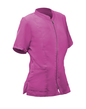 CASACA mujer fucsia m/c cremallera bolsillo cuello M
