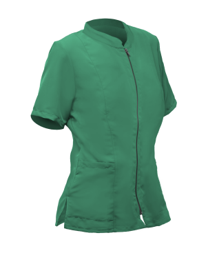 CASACA mujer verde oscuro m/c bolsillos cremallera XS
