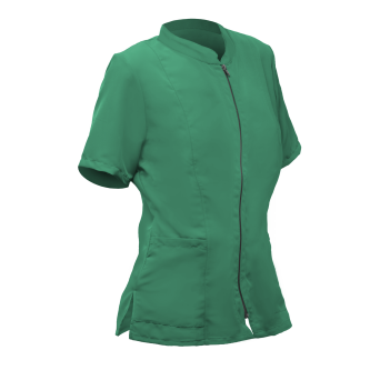 CASACA mujer verde oscuro m/c bolsillos cremallera M