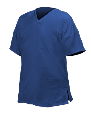 CASACA hombre azul. m/c cuello V bolsillos S