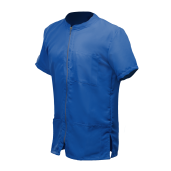 CASACA hombre azul m/c cremallera bolsillo cuello L