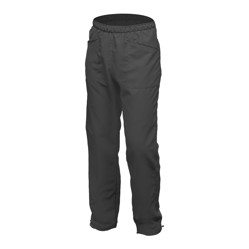 PANTALON unisex antracita bolsillos elastico XL